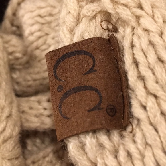 C.C Beanies infinity câble scarf tan,Icing beanie - Picture 3 of 8